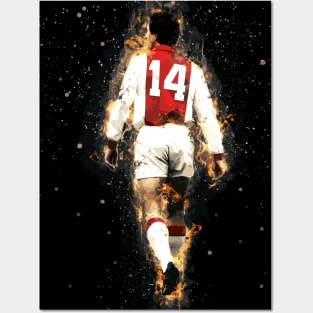 Johan Cruyff Legend Football Posters and Art